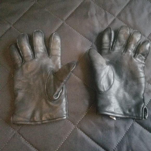 Covington Mens XL Winter Black Leather Gloves - Picture 3 of 4